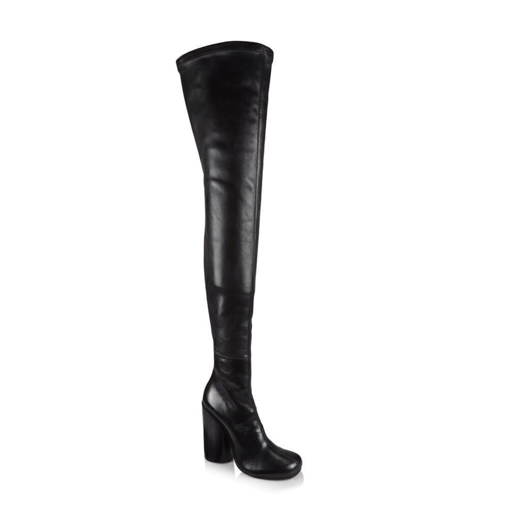 Burberry Anita Leather Over-The-Knee Boots size 37